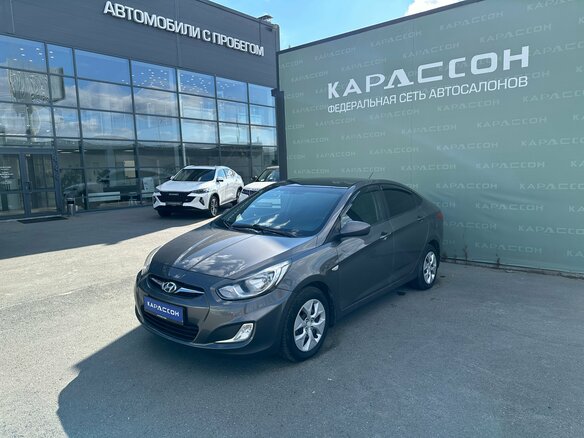 2011 Hyundai Solaris I, серый