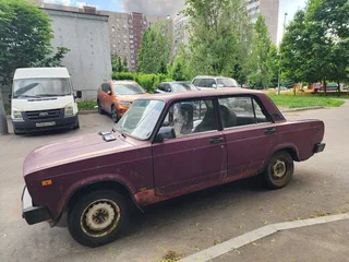 2002 Lada (ВАЗ) 2105, красный, 65000 рублей, вид 2