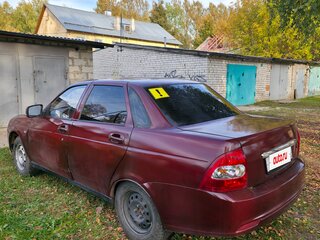 2008 Lada (ВАЗ) Priora I, пурпурный, 205000 рублей, вид 2