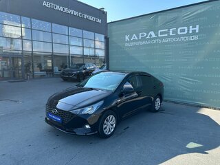 2021 Hyundai Solaris II Рестайлинг, чёрный, 999000 рублей, вид 1
