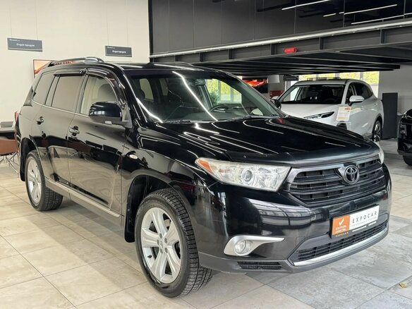 2013 Toyota Highlander II (XU40) Рестайлинг, чёрный, 1820000 рублей - вид 7