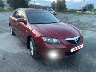 2008 Mazda 3 I (BK) Рестайлинг, красный, 620000 рублей, вид 3