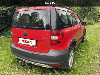 2012 Skoda Yeti I, красный, 670000 рублей, вид 3