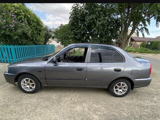 2006 Hyundai Accent ТагАЗ II, серый, 350000 рублей, вид 3
