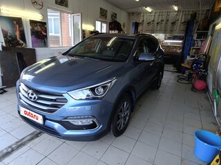 2017 Hyundai Santa Fe III Рестайлинг, серый, 2300000 рублей, вид 2