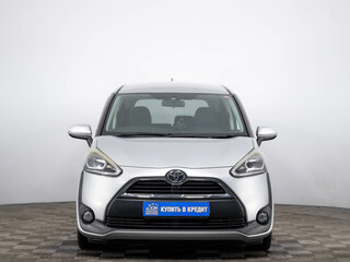 2016 Toyota Sienta II, серебристый, 1349000 рублей, вид 2