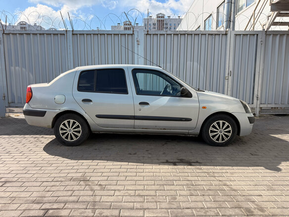 2002 Renault Symbol I, серебристый, 195000 рублей - вид 5