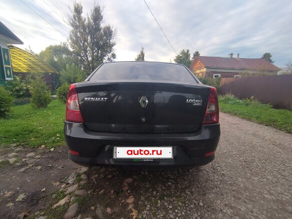 2010 Renault Logan I Рестайлинг, чёрный, 275000 рублей - вид 8