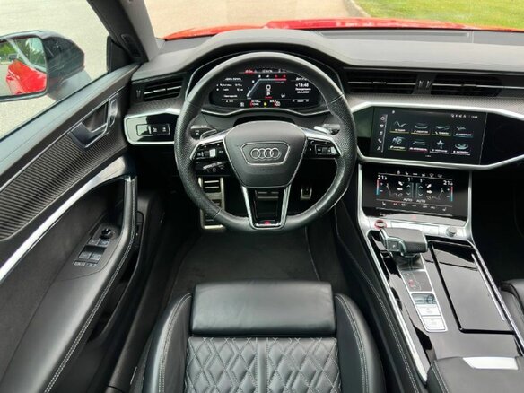 2021 Audi S7 II (4K), красный, 8700000 рублей - вид 17