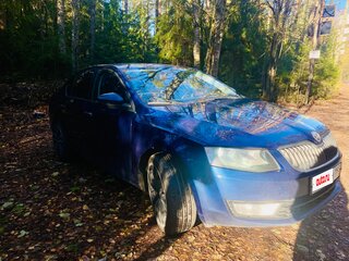 2014 Skoda Octavia III (A7), синий, 1450000 рублей, вид 3