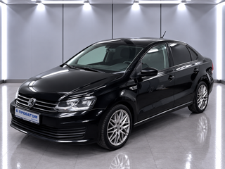2019 Volkswagen Polo V Рестайлинг, чёрный, 1400000 рублей, вид 1