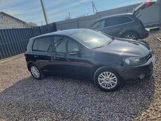 2011 Volkswagen Golf VI, чёрный, 670000 рублей, вид 4