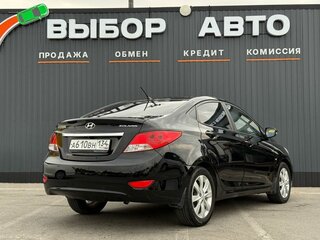 2013 Hyundai Solaris I, чёрный, 810000 рублей, вид 2