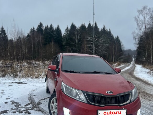2012 Kia Rio 4-speed III, красный, 625000 рублей - вид 7