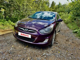 2011 Hyundai Solaris I, фиолетовый, 310000 рублей, вид 1