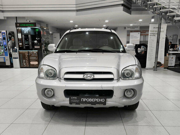 2007 Hyundai Santa Fe Classic Classic, серебристый - вид 1