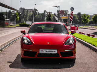 2018 Porsche Cayman III 718 (982), красный, 6500000 рублей, вид 4