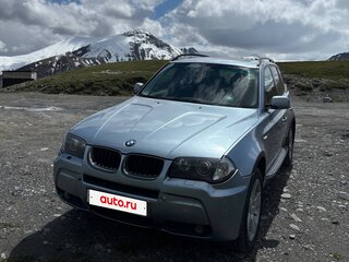 2006 BMW X3 30i I (E83), голубой, 1190000 рублей, вид 2