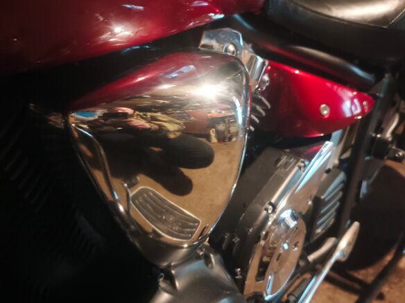 2009 Yamaha XVS1300, красный, 630000 рублей - вид 13