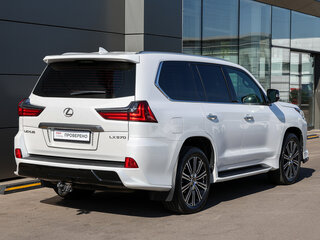 2020 Lexus LX 570 III Рестайлинг 2, белый, 9132357 рублей, вид 5