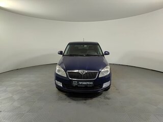 2012 Skoda Fabia II Рестайлинг, синий, 410000 рублей, вид 2