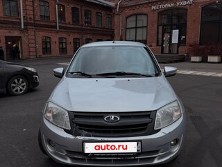 2013 Lada (ВАЗ) Granta I, серебристый, 450000 рублей, вид 2