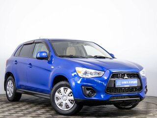 2014 Mitsubishi ASX I Рестайлинг, синий, 1059000 рублей, вид 1