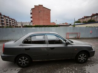 2007 Hyundai Accent ТагАЗ II, серый, 380000 рублей, вид 2
