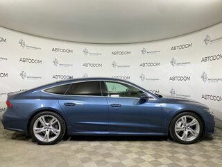 2018 Audi A7 55 TFSI II (4K), синий, 4049900 рублей, вид 4