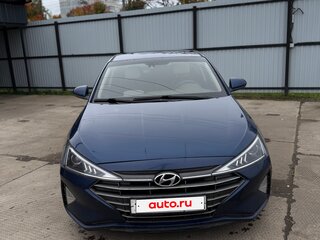 2018 Hyundai Elantra VI (AD) Рестайлинг, синий, 1290000 рублей, вид 4