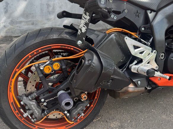 2011 Kawasaki ZX-6R Ninja, оранжевый, 850000 рублей - вид 5