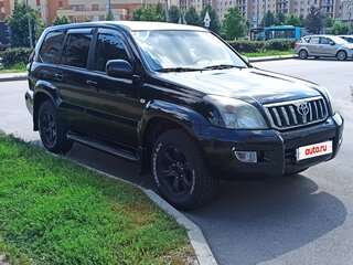 2007 Toyota Land Cruiser Prado 4-speed 120 Series Рестайлинг, чёрный, 1150000 рублей, вид 4