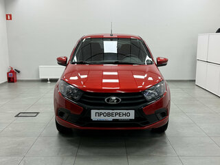 2022 Lada (ВАЗ) Granta I Рестайлинг, красный, 730000 рублей, вид 2