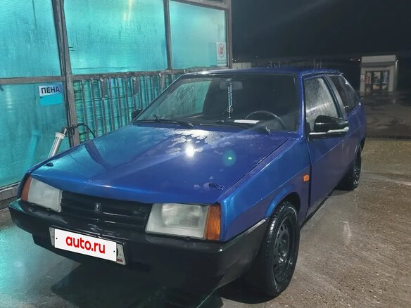 1998 Lada (ВАЗ) 2108, синий, 80000 рублей