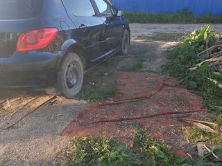 2007 Peugeot 307 I Рестайлинг, синий, 210000 рублей, вид 2