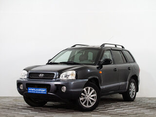 2004 Hyundai Santa Fe I, чёрный, 359000 рублей, вид 3