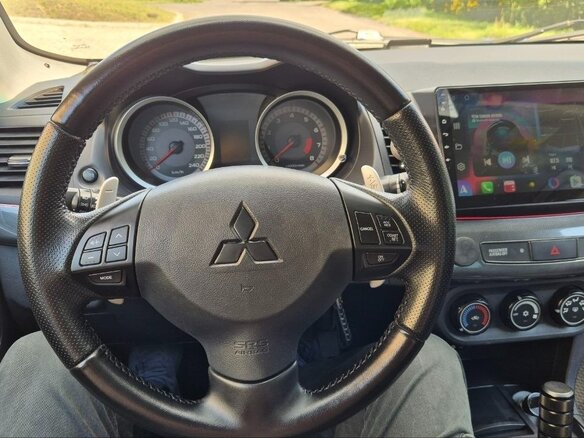 2008 Mitsubishi Lancer X, синий, 900000 рублей - вид 8