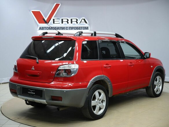 2004 Mitsubishi Outlander I, красный, 430000 рублей - вид 4