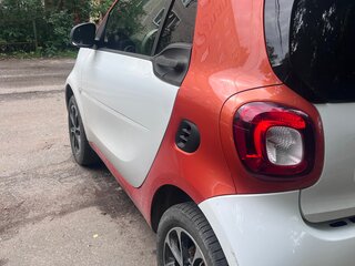 2017 Smart Fortwo III, оранжевый, 850000 рублей, вид 3
