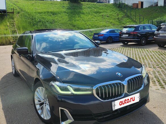 2021 BMW 5 серии 520i VII (G30/G31/G38) Рестайлинг, чёрный