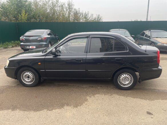 2007 Hyundai Accent ТагАЗ II, чёрный, 397000 рублей - вид 5
