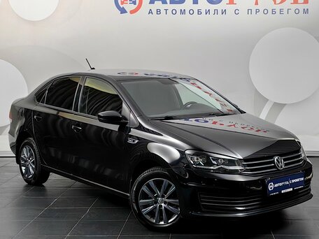 2019 Volkswagen Polo V Рестайлинг, чёрный, 1323000 рублей, вид 1