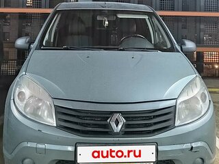 2013 Renault Sandero I, синий, 370000 рублей, вид 2