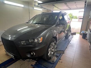 2011 Mitsubishi Outlander II Рестайлинг, серый, 1100000 рублей, вид 1
