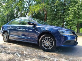 2015 Volkswagen Jetta VI Рестайлинг, синий, 795000 рублей, вид 2