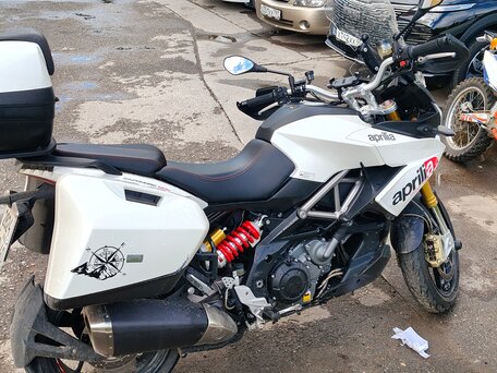 2015 Aprilia ETV 1200 Caponord, белый, 670000 рублей, вид 3