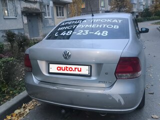 2012 Volkswagen Polo V, серебристый, 500000 рублей, вид 4