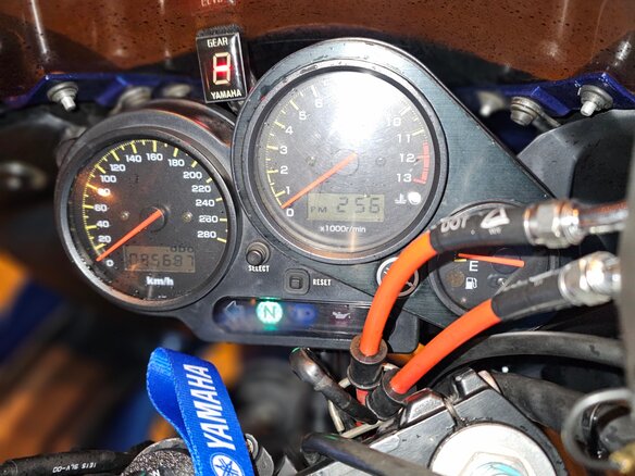2001 Yamaha FZS1000 Fazer, синий, 300000 рублей - вид 7