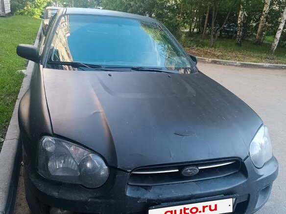 2005 Subaru Impreza II Рестайлинг 1, чёрный, 490000 рублей