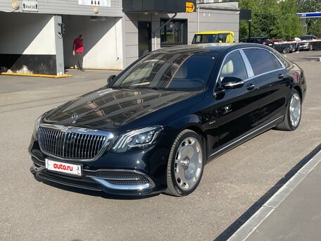 2019 Mercedes-Benz Maybach S-Класс 560 I (X222) Рестайлинг, чёрный, 6500000 рублей, вид 1